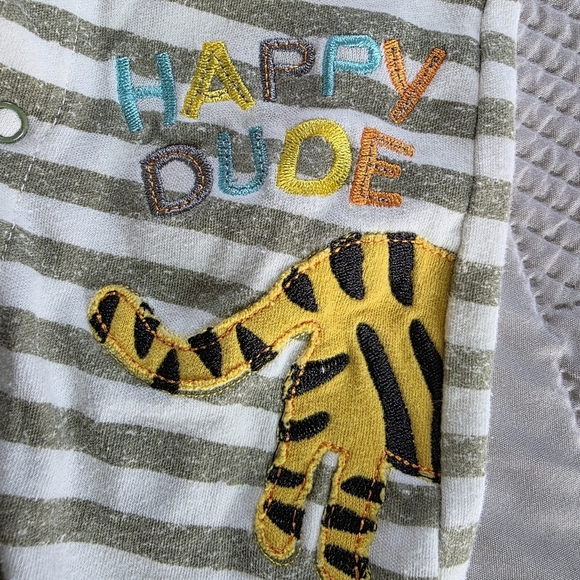 🔥5 FOR $25🔥2 Pack Bundle CJP Baby Boy Rompers 0-3M - Picture 7 of 10